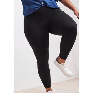 Torrid - Pixie Skinny Studio Luxe Ponte Black High-Rise Pant - 2R / 2X